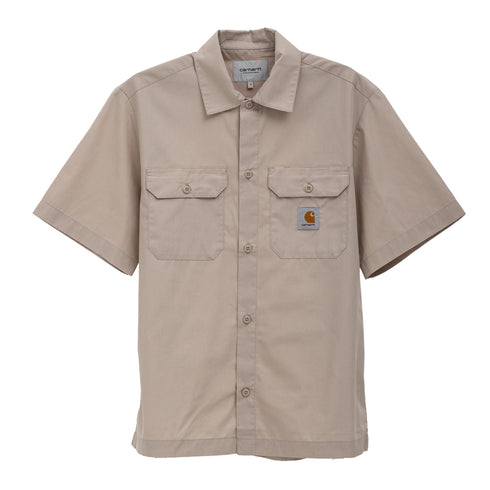 Carhartt Wip S/S Craft Shirt Dusky Beige I035232 4068584183850 Front Degli Uberti